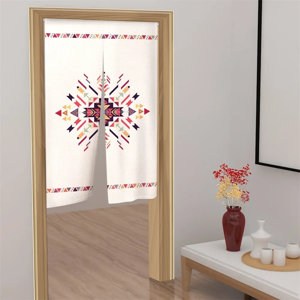 Японская дверная занавеска с принтом перегородка в полоску кухонная дверь