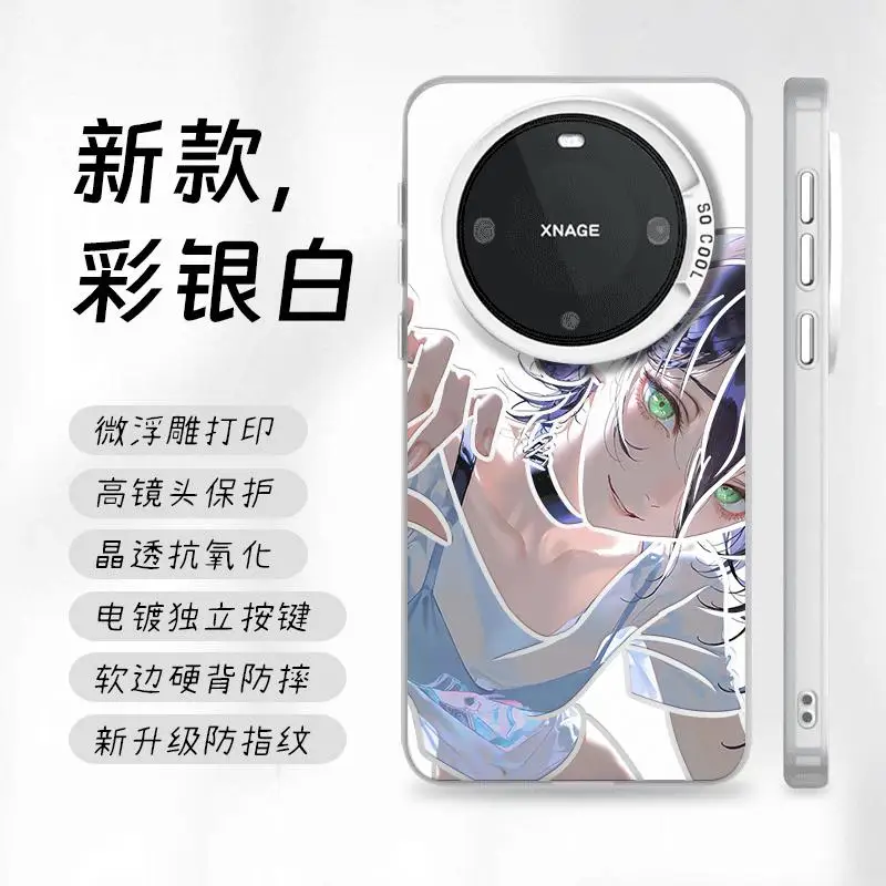 Фото Чехол для телефона Anime Chainsaw Man Reze для Samsung Galaxy S26 S25 S24 S23 S22 S21 S20 FE Ultra Edge Plus 4G 5G, матовый чехол с защитой от падения №3