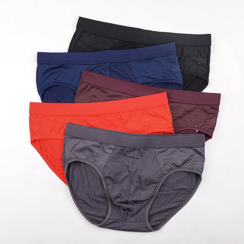 

Men's Panties Male Underpants Man Pack Shorts Boxers Breathable Soft Bamboo Fiber Men Underwear U Pouch With Quick For Summer