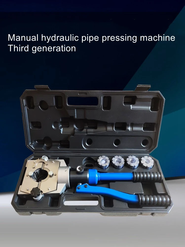 

Automotive air conditioning tube head press machine riveting manual hydraulic type aluminum sleeve hose air conditioning repair