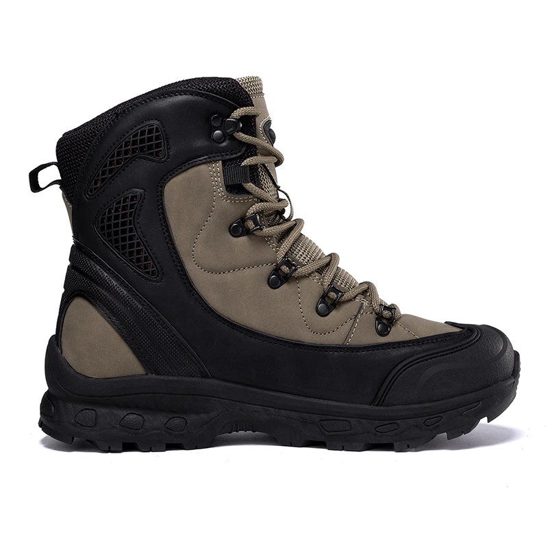 Мужские походные ботинки цвет черный/песочный размер 39-47