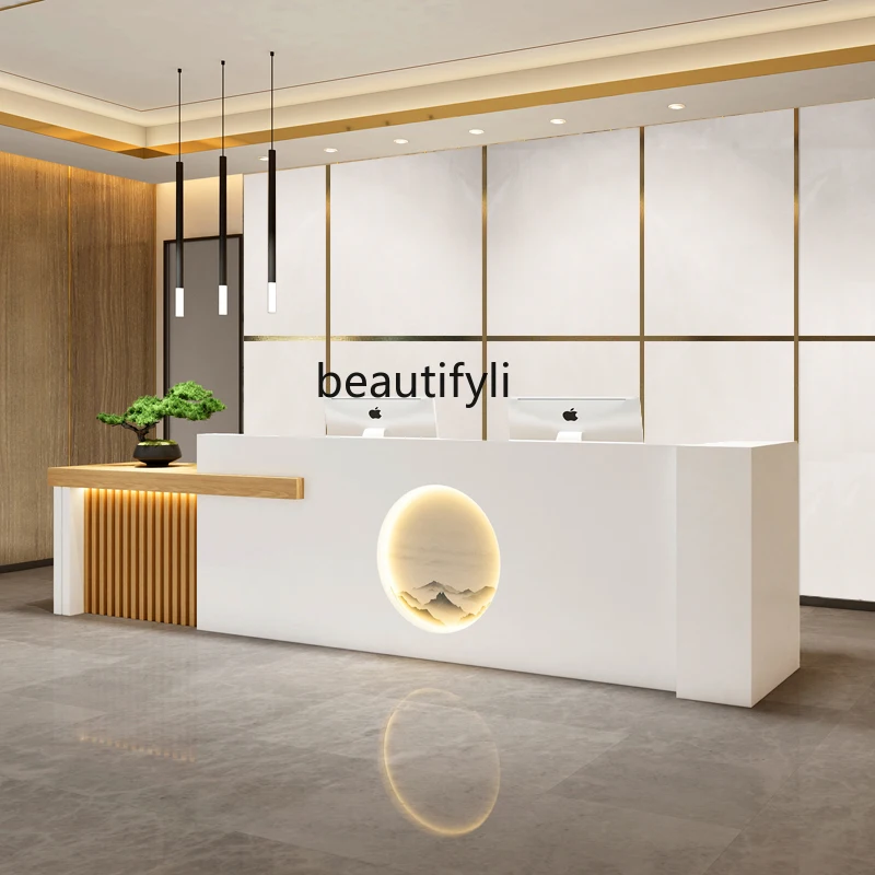 Китайский барный прилавок касса стойка обслуживания для коммерческих отелей