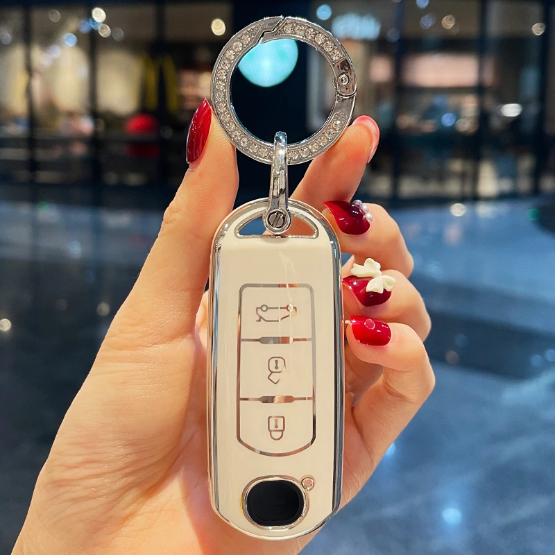 

Чехол для автомобильного ключа из ТПУ для Mazda 2 3 6 Atenza Axela Demio CX-5 CX5 CX-3 CX7 Аксессуары для Mazda 2015 2016 2017 2018