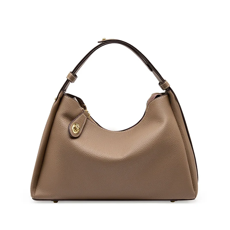 

Casual Genuine Leather Tote Bag Women Real Cow Leather Handbag Luxury Brand Ladies Shoulder or Messenger Bags