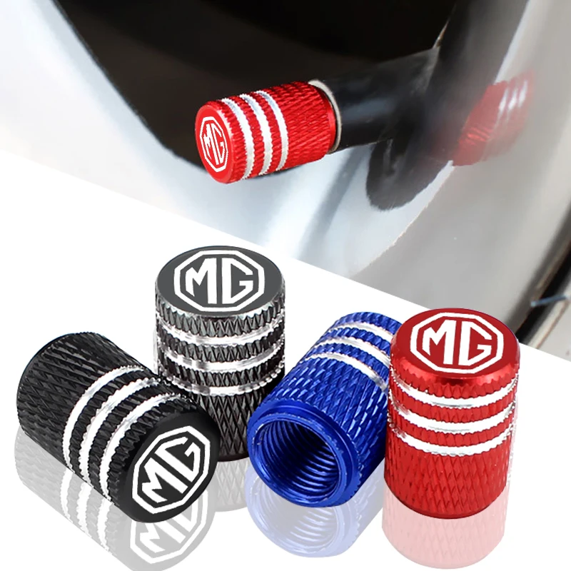 

4Pcs Car Tire Valve Stems Cap Wheel Tire Cap Aluminum Cover for Toyota Yaris Hilux Corolla Prius Avensis Emblem Chr Accessories