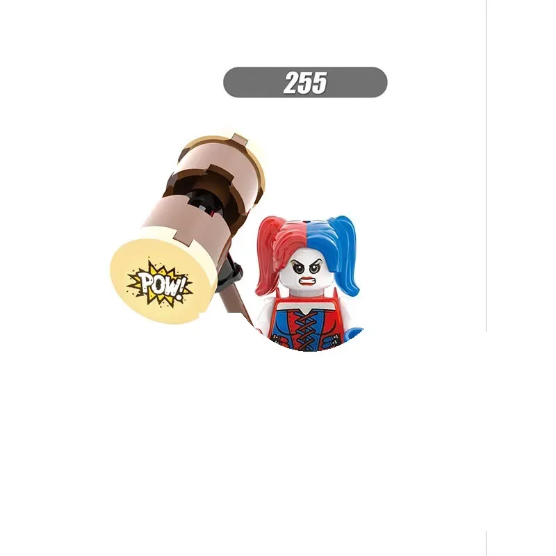 Джокер Бэтмен Харли Квинн Кошка Строительные блоки Герой Аниме Кирпичи Куклы