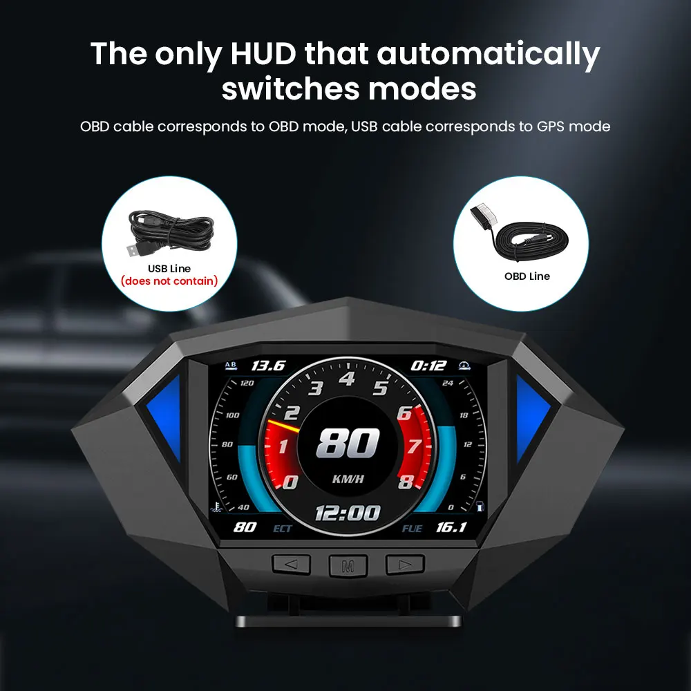 АВТОМАТИЧЕСКИЙ ПРОЕКТОР HUD на лобовом стекле двойная система автомобильный