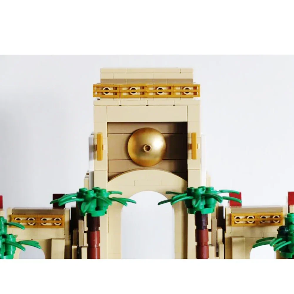Ekbrick универсальные ворота MOC креативная архитектура замок модель строительные