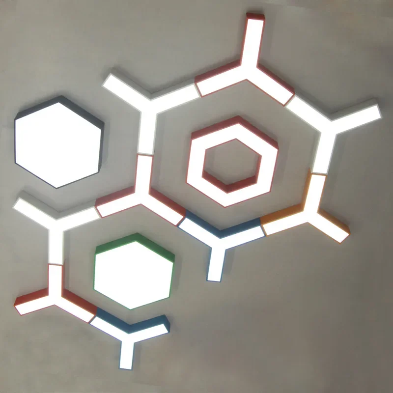 Простая современная офисная люстра светодиодное коммерческое освещение офисное