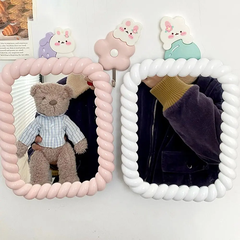 Креативное мультяшное зеркало для макияжа круглое квадратное туалетного