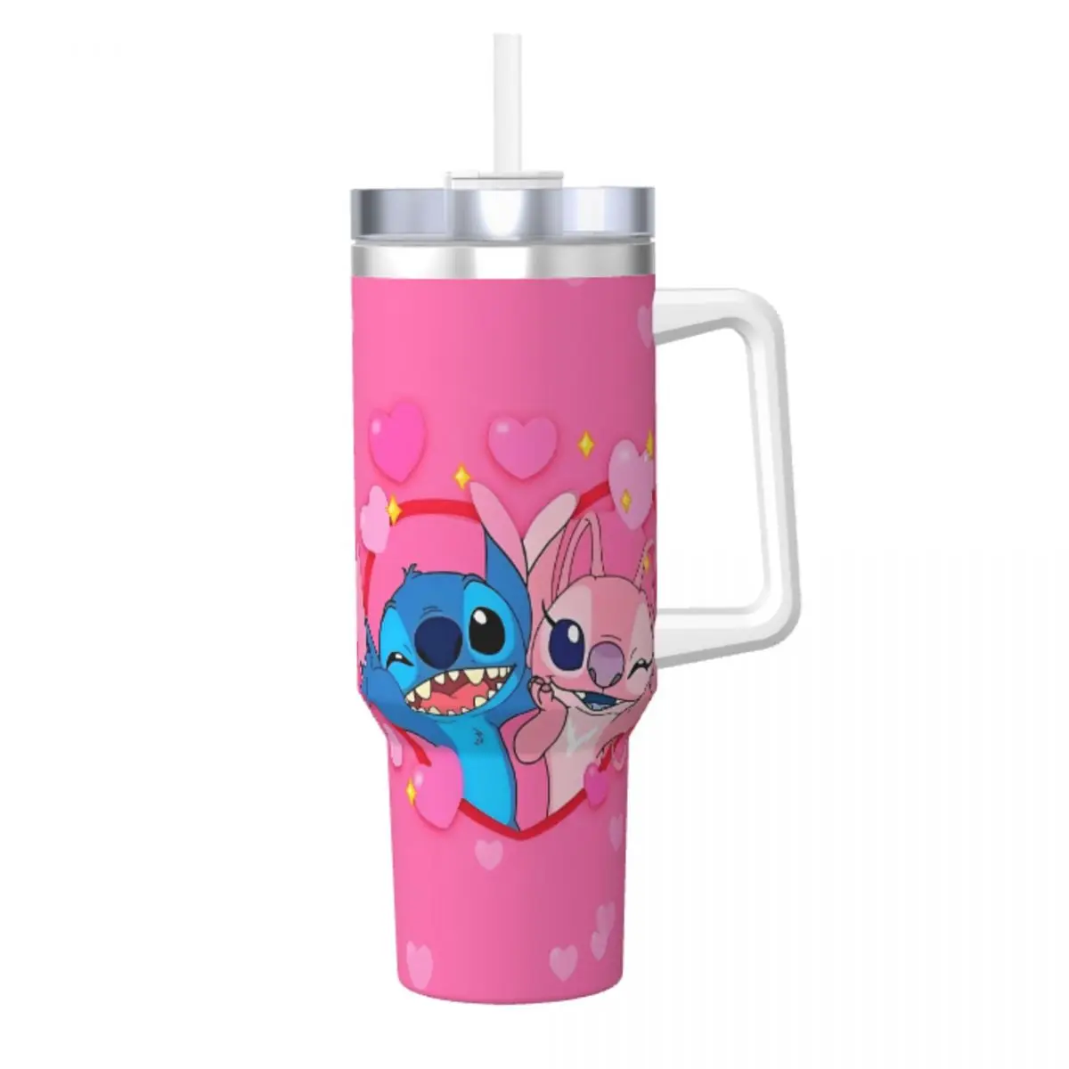 Стакан из нержавеющей стали стежка Angel Miniso термочашки большой емкости