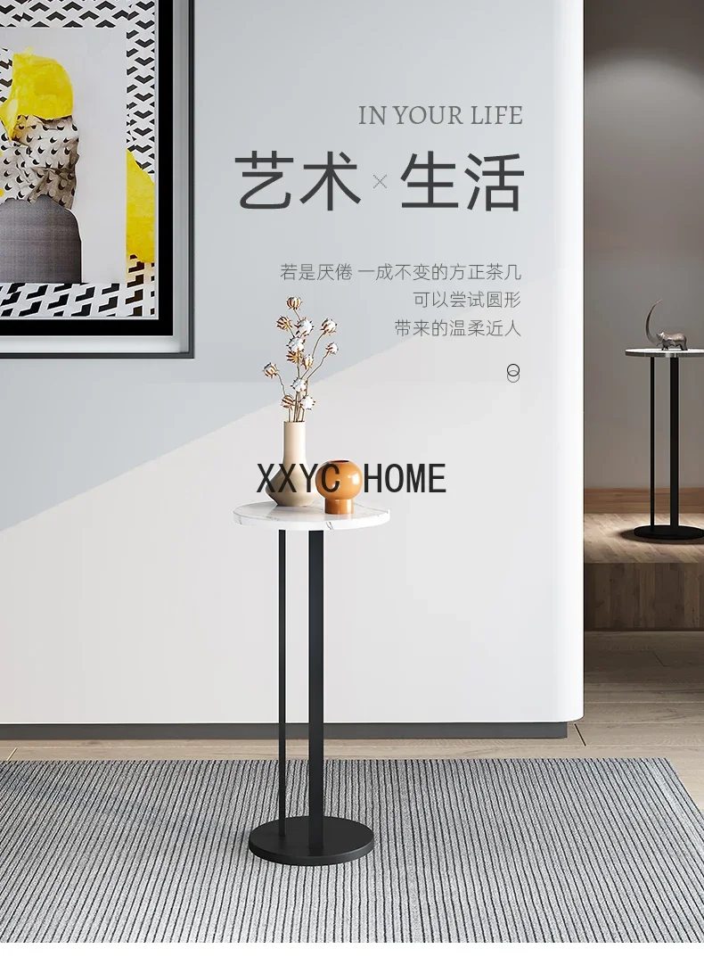 Узкая многофункциональная зона для спальни маленькая круглая Минималистичная