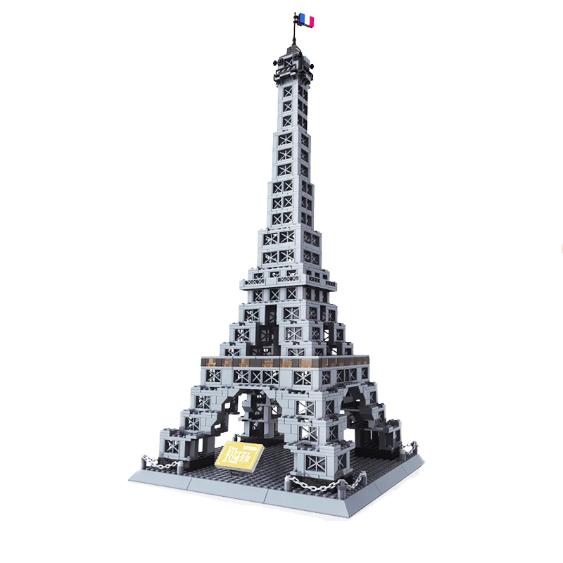 

Wange 5217 France Eiffel Tower Architecture Building Blocks Creative Model for Children Gifts Creator 10181