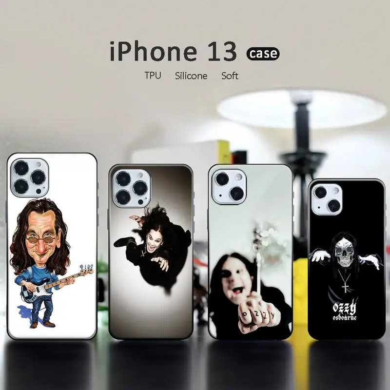

Ozzy-Osbourne-John-Michael-Black-Sabbath Phone Case for iPhone 13 12 11 mini pro XS MAX XR 8 7 6 6S Plus X 5S SE 2020