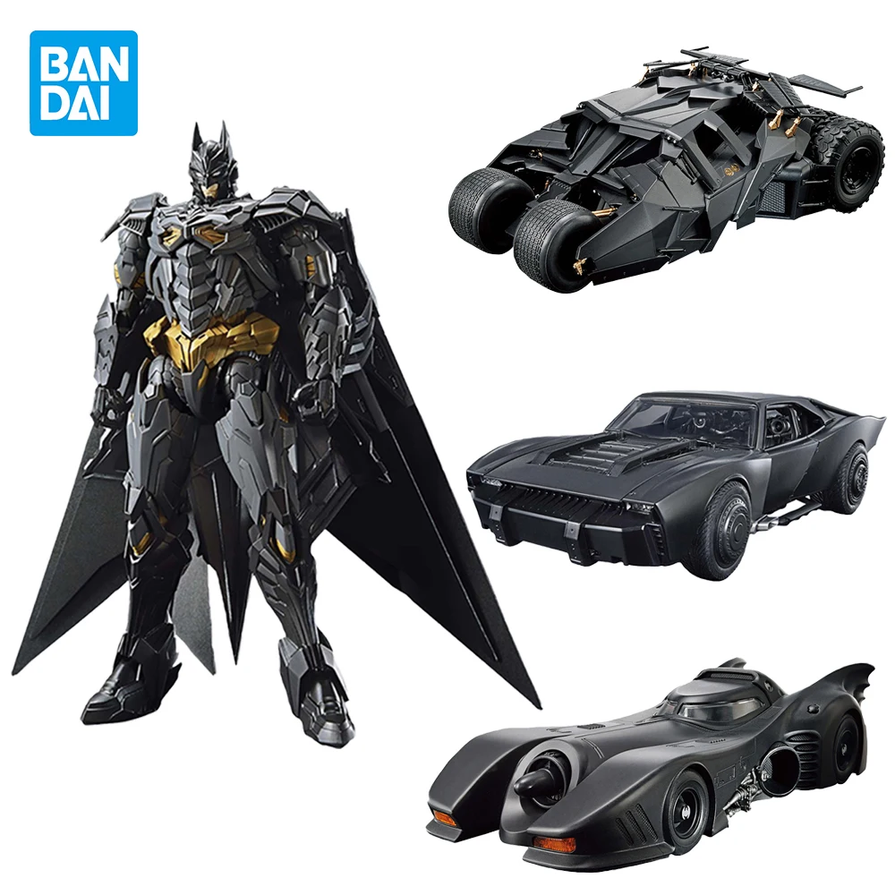 

All Types Bandai Original Batman Batmobile 1/35 Dc Genuine Collectible Anime Figure Assemble The Model Kit Action Toy Gifts