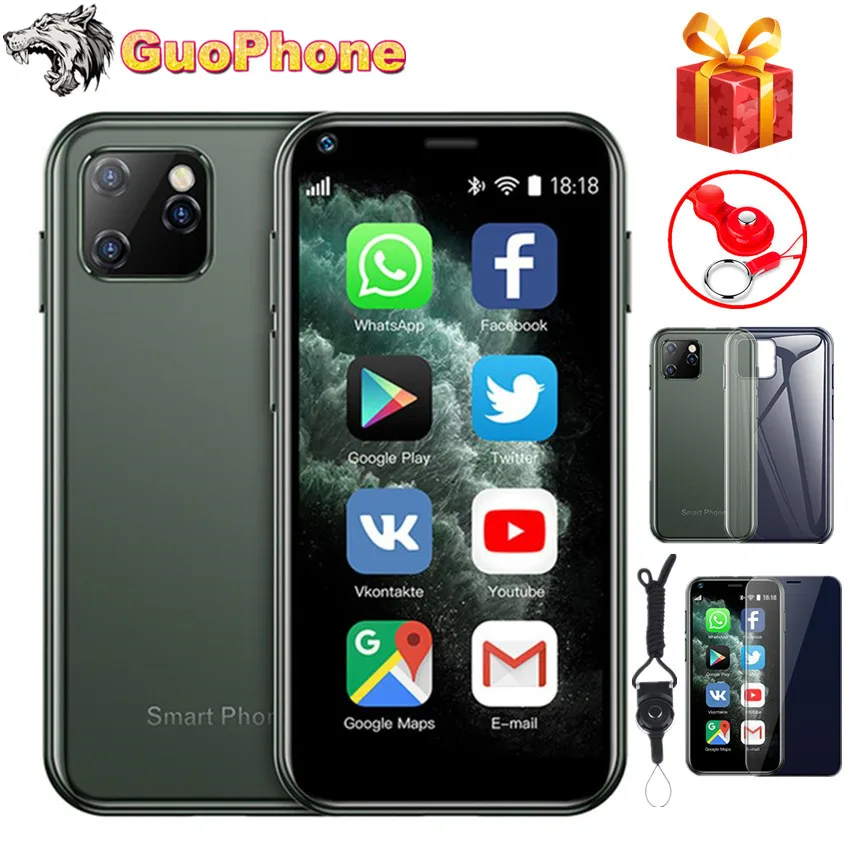 

SOYES XS11 3G смартфон 1 Гб ОЗУ 8 Гб ПЗУ 2,5 дюйма MT6580A четырехъядерный Android 6,0 1000 мАч 2.0MP мини маленький карманный мобильный телефон