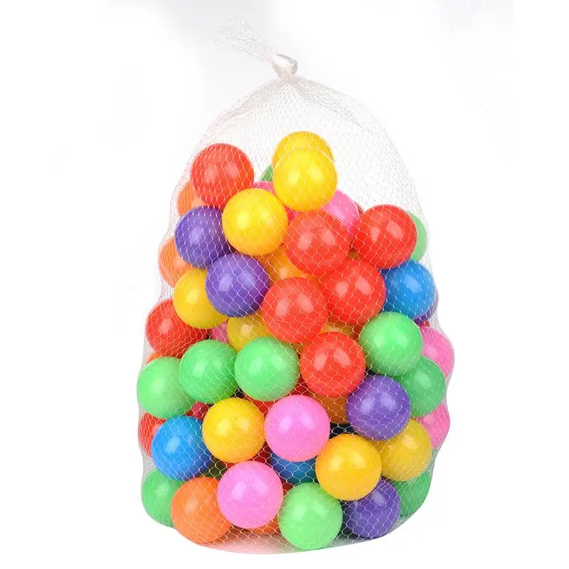 

100/50pcs 5.5cm Colorful Balls Water Pool Balls Soft Plastic Ocean Ball For Play Soft Stress Air Juggling Balls Sensory Baby Toy