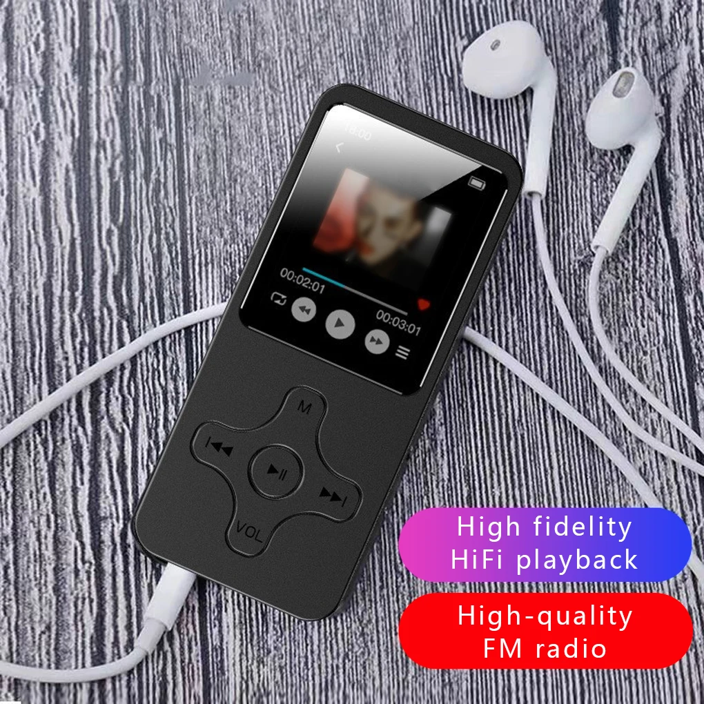 Мини MP3-плеер Bluetooth-совместимый динамик 8/16/32/64 ГБ HiFi музыкальный портативный плеер