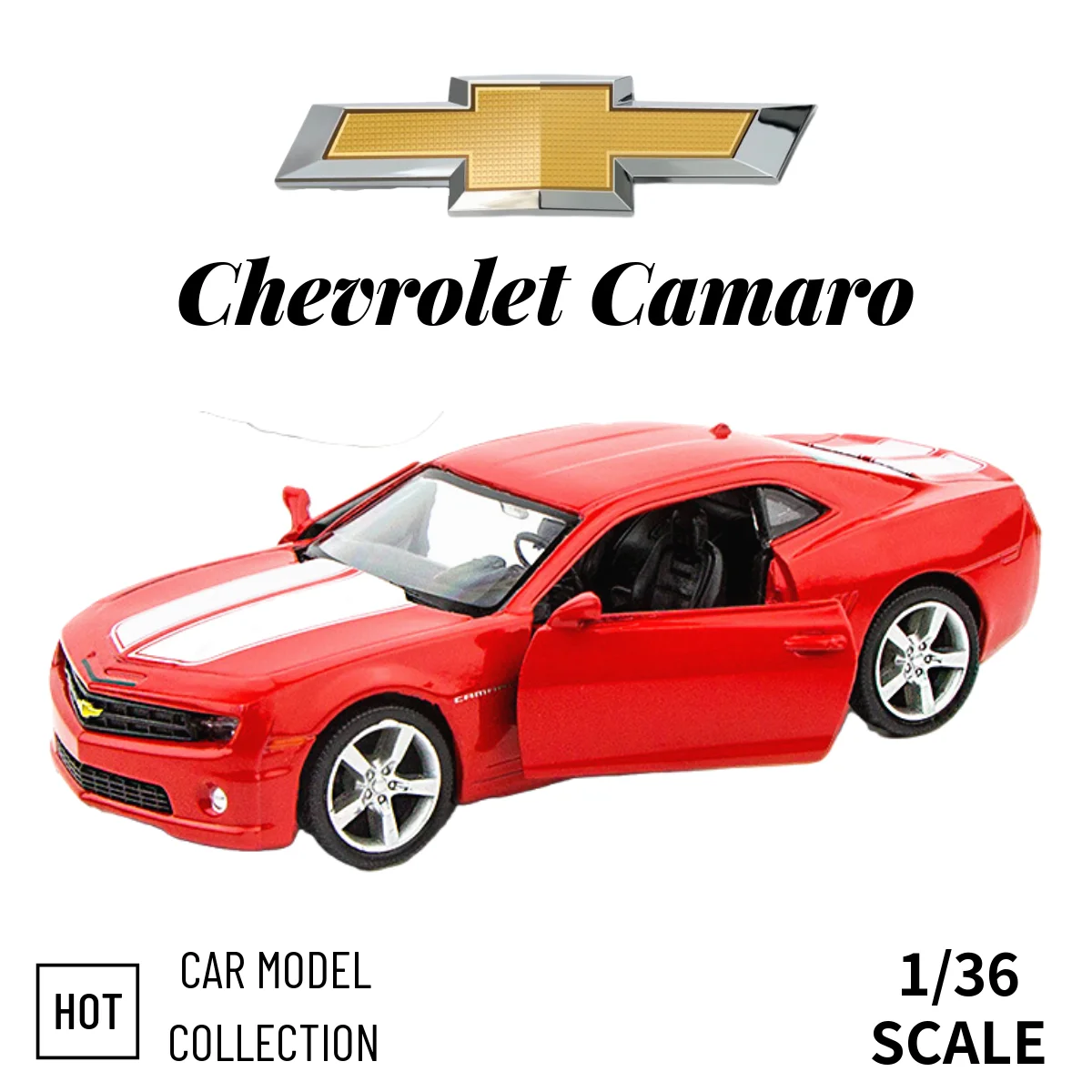 

Масштаб 1/36 модель автомобиля миниатюрная копия Chevorlet Camaro сплав литье под давлением Коллекция игрушек украшение сувенир офисное украшение д...