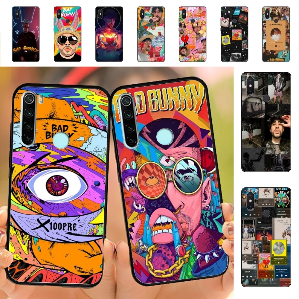 B-Bad-B-Bunnyes Mousepad For Redmi Note 4 X 5 A 6 7 8 T 9 9S 10 11 11S 11Epro Poco M3 Pro