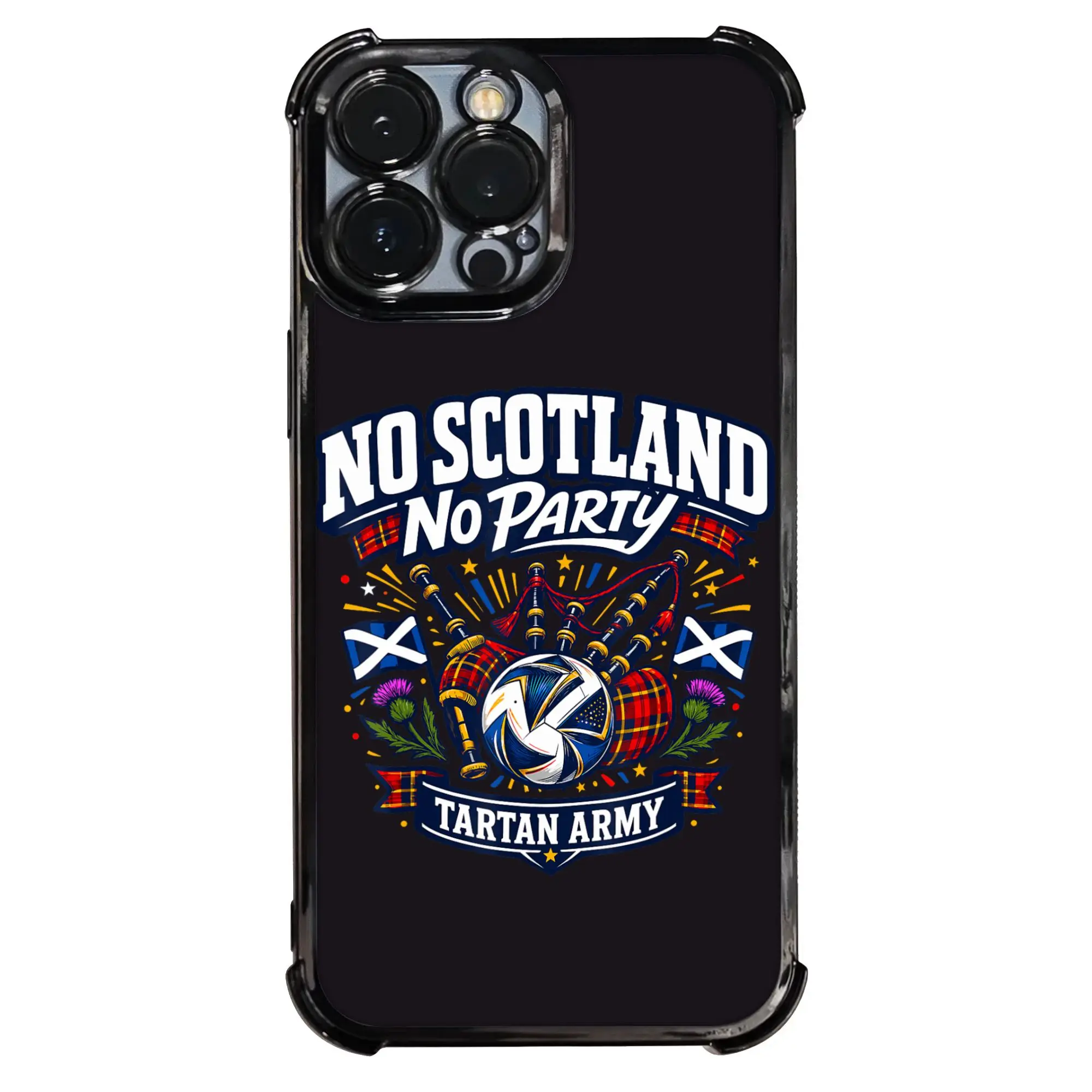 Фото Официальный чехол для телефона «No Scotland No Party» с гальваническим покрытием для iPhone различных моделей №5