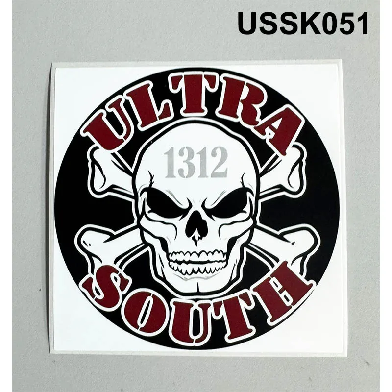 Фото Наклейки Hapoel Beer Sheva FC Ultra South HBS 9*9 см для автомобиля, сумки, кружки, стены, холодильника, группа V №5