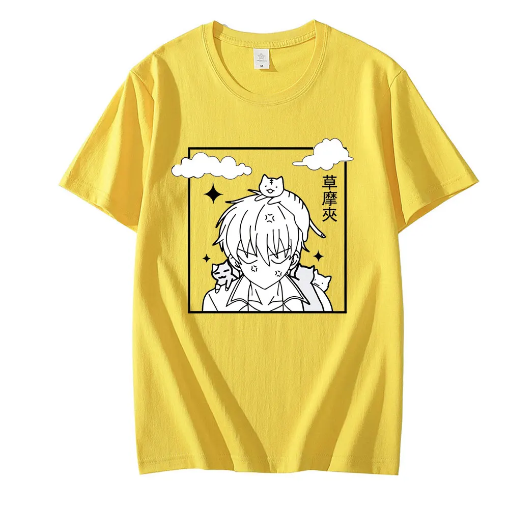 Футболка женская/мужская оверсайз в стиле Харадзюку смешная аниме с