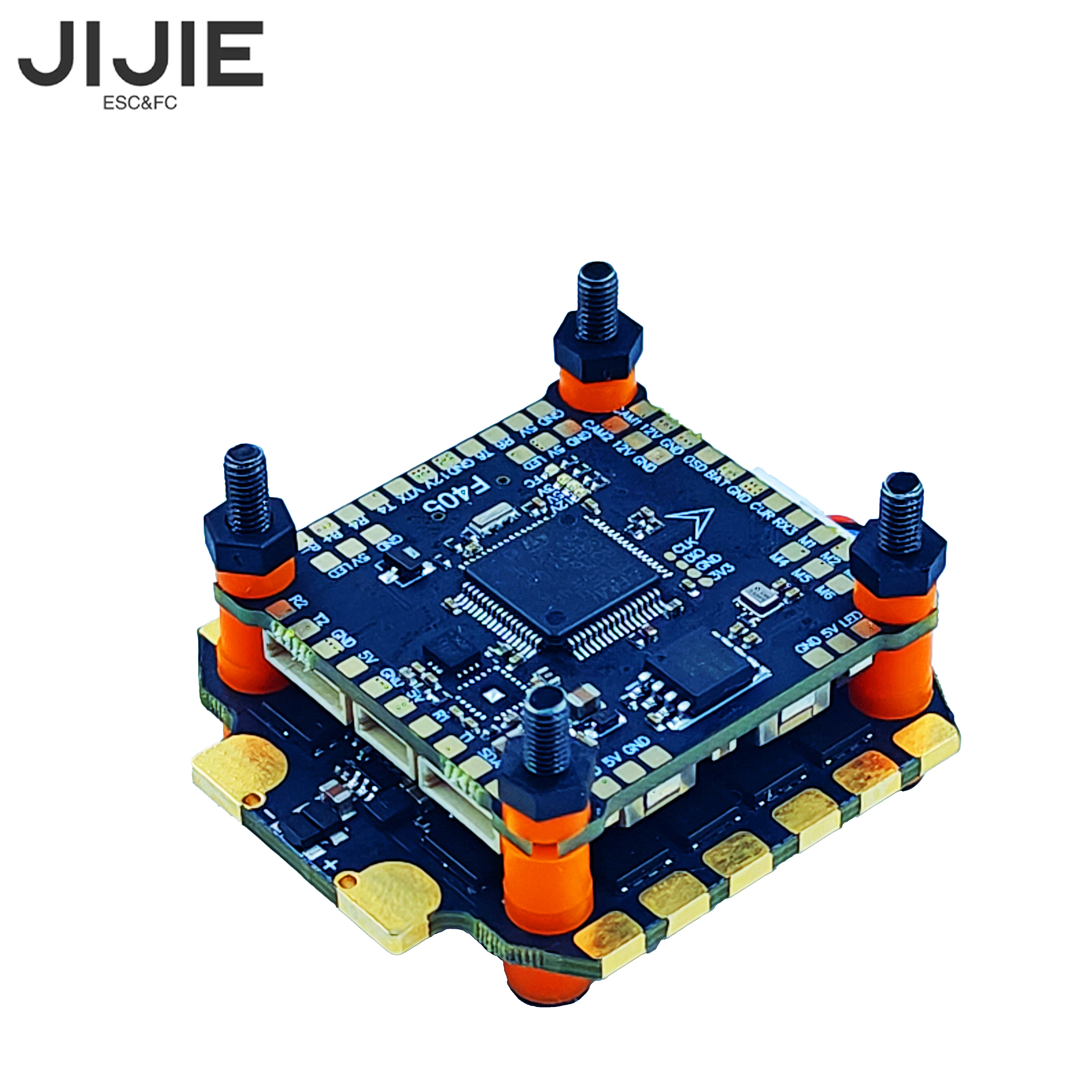 Фото JIJIE F405 F4 FC FPV Контроллер полета дрона Stack 3-12S 70A BULEjay 4in1 Бесщеточный ESC для RC Racing Freestyle Drone Rro Player №3