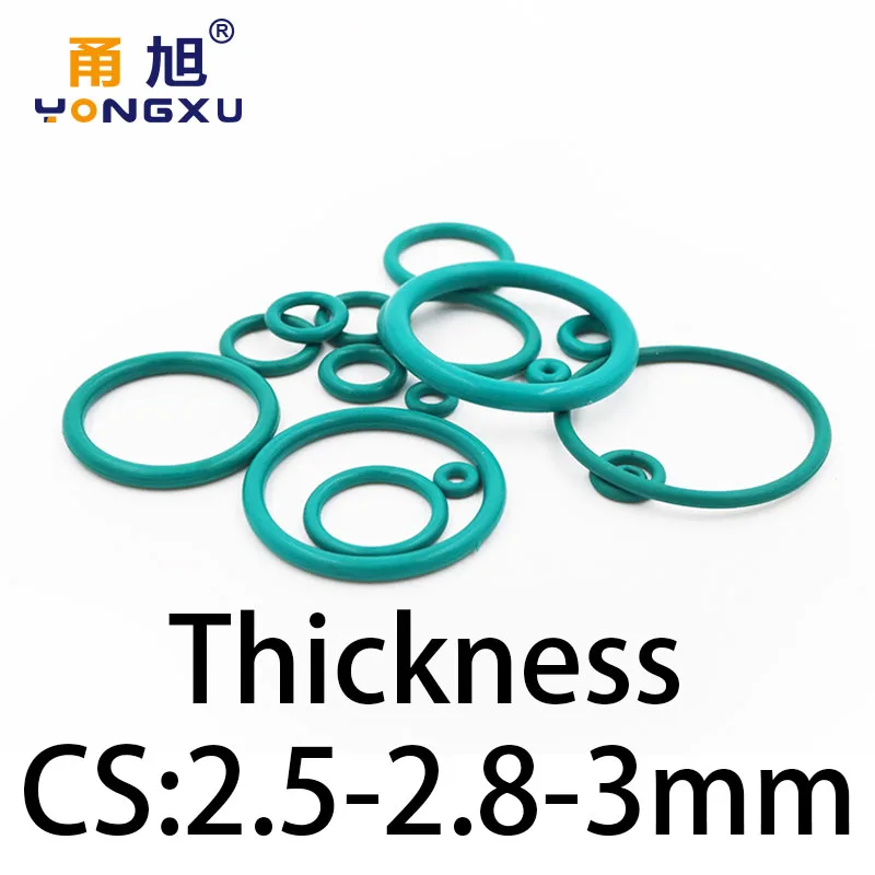 

Уплотнительное кольцо YONGXU ФKM 2,5/2,8/3 мм