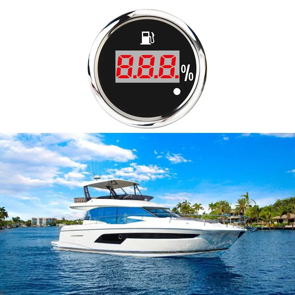 Датчик уровня топлива цифровой черный 52 мм 0-90 Ом