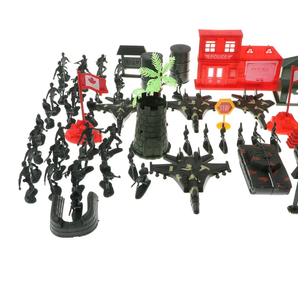 

330-Piece Playset Toy 4cm Soldier Men Action Figures toy for kids