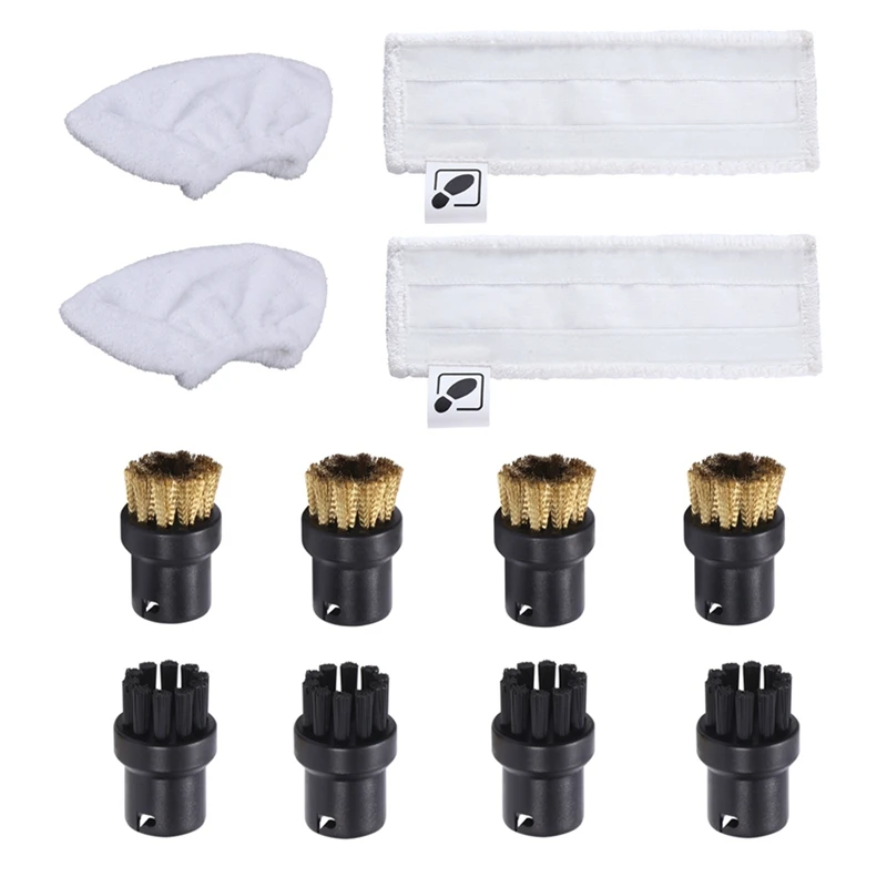 

HOT！-Small Brush Sprinkler Nozzle Head Mop For Karcher SC1 SC2 SC3 SC4 Large Round Brush Cleaning For Steam Cleaner Sweeper