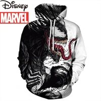 disney marvel sweatshirt mens trendy hooded spring loose mens venom clothes 3d printing anime thin jacket sweatshirt