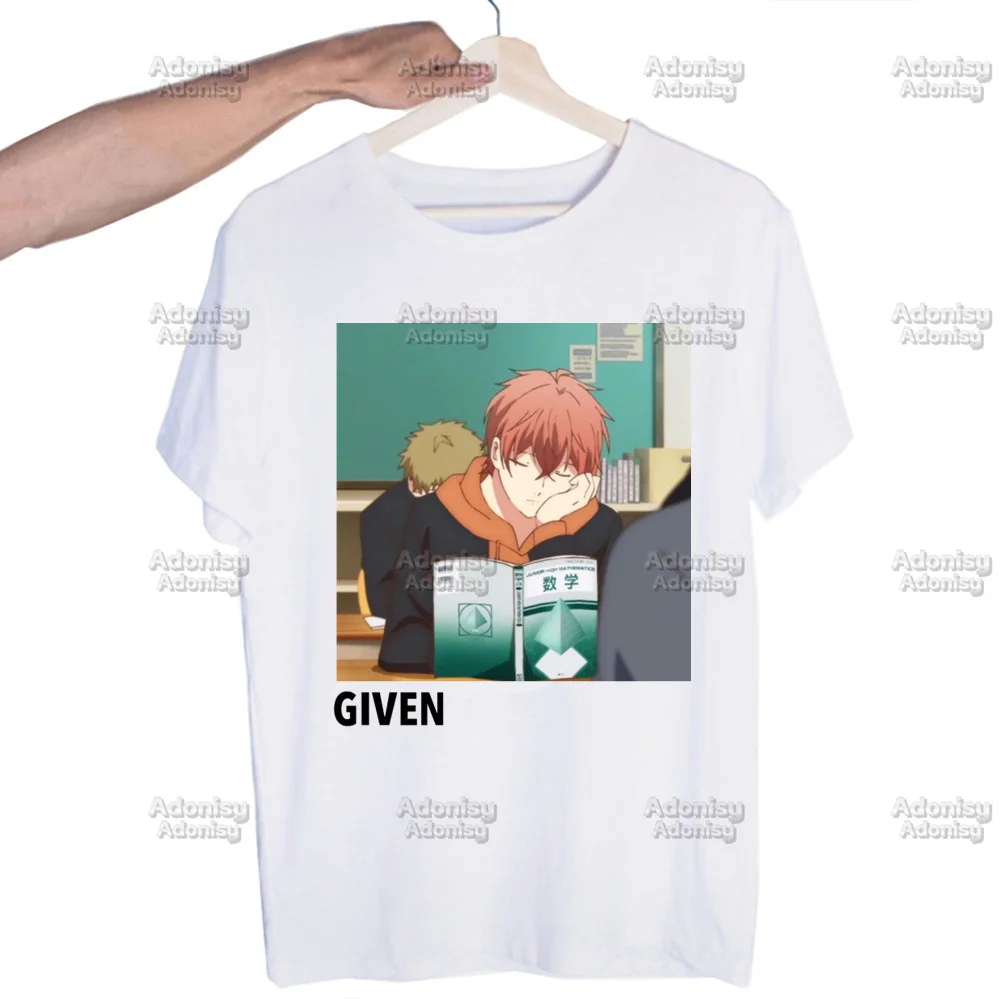 

Yaoi Bl Given Yaoi Anime Y2k Manga Music Mafuyu Novelty Funny Vintage Crew Neck T Shirt Men’s Top Tees Gift Humor Streetwear