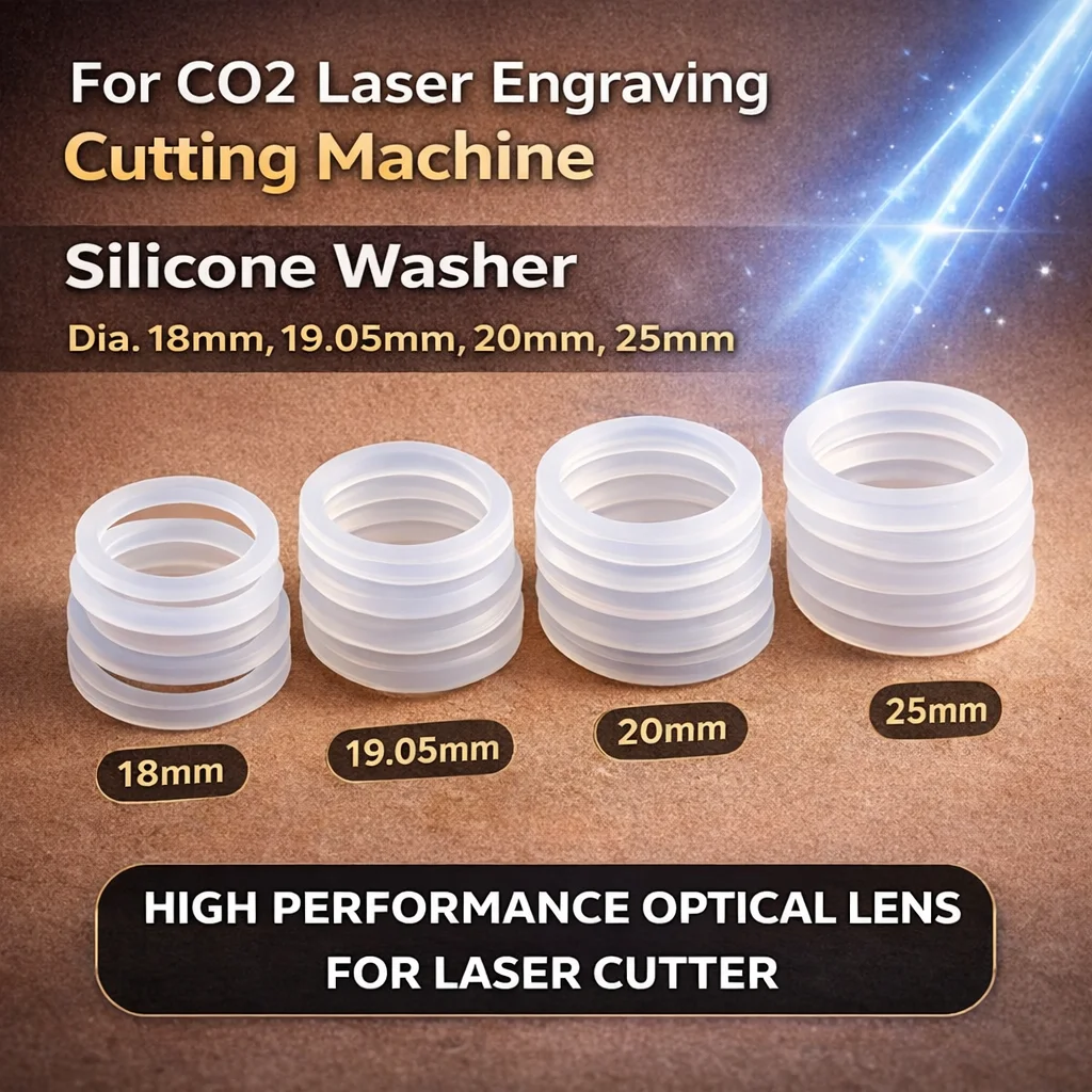 

QDHWOEL силиконовые шайбы для линз CO2 лазера 20 мм
