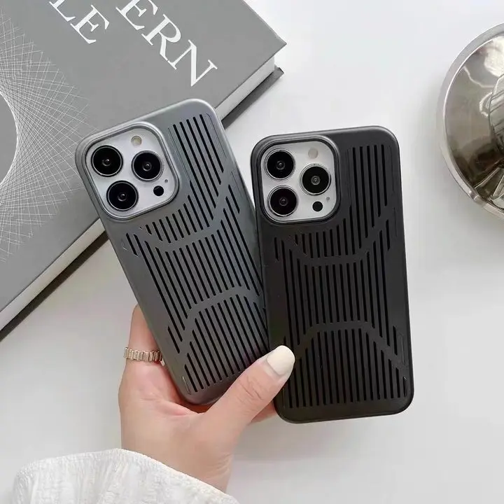 

For iPhone 13 ProMax Case Nano Heat Dissipation Breathable Rimless Cover for iPhone 12 13 Pro Max Hard Acrylic Shockproof Case