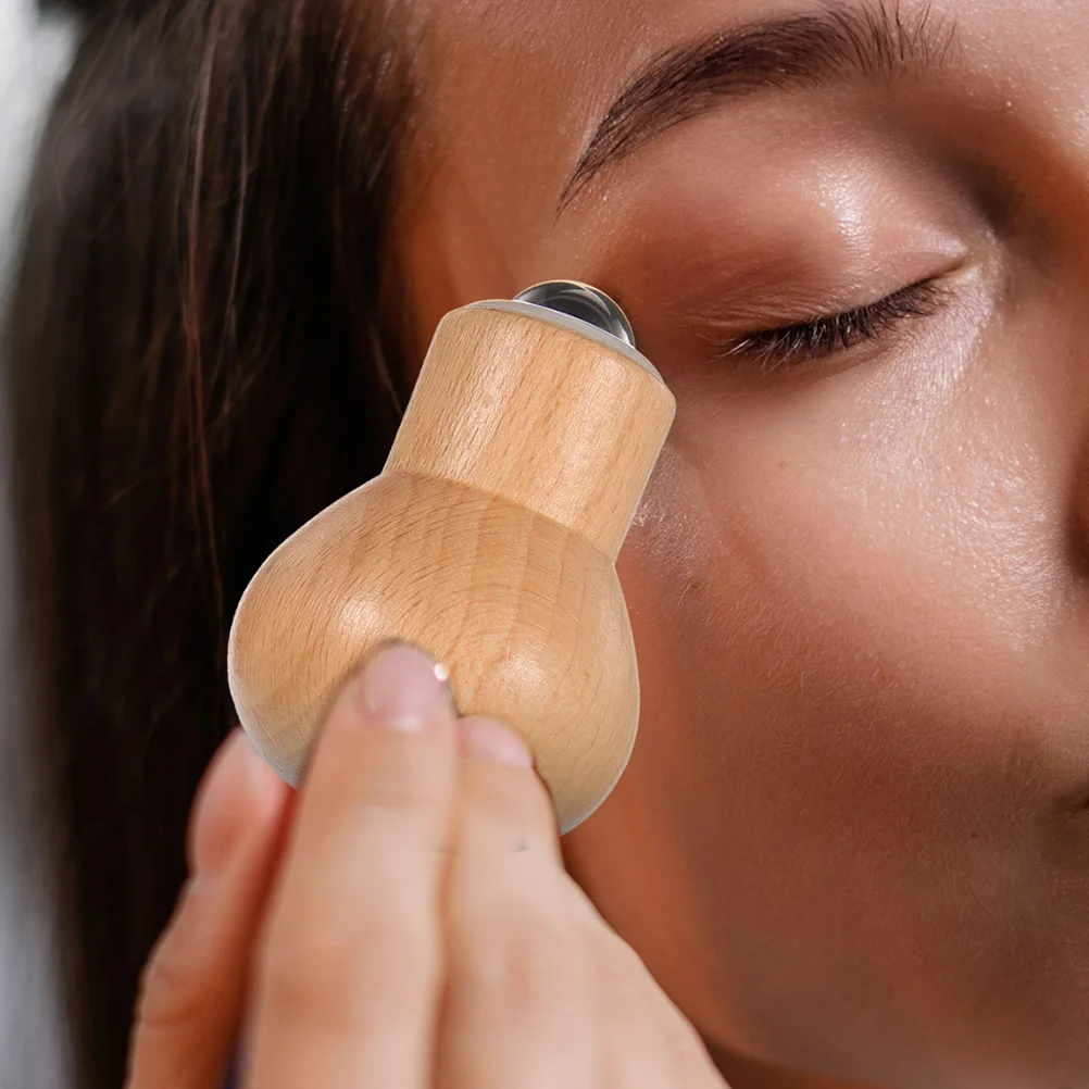 2 шт. ролики для лица массажный ролик с имитацией лампы женский инструмент ухода