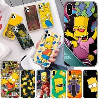 funny homer simpson family phone case for iphone 13 12 11 pro mini xs max 8 7 plus x se 2020 xr silicone soft cover