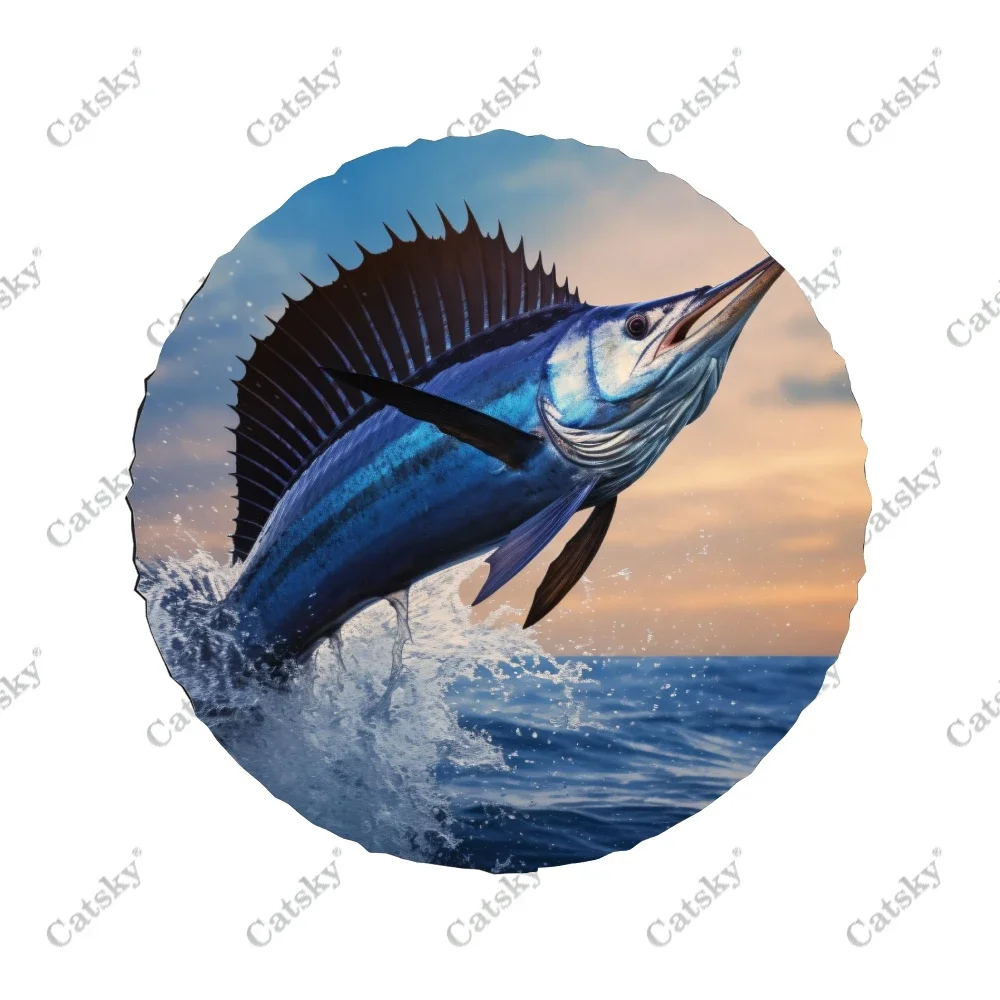 Универсальная крышка для запасных колес Marlin полиэстеровый чехол прыжков из воды