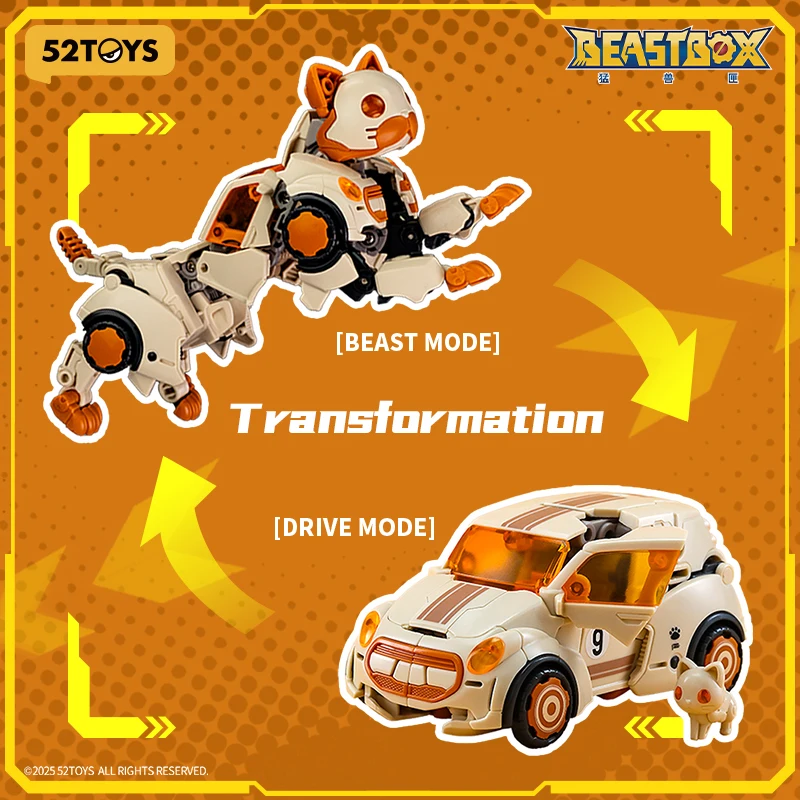 Фото 52TOYS BeastDrive BD-16 FICKLE STEP Модельный комплект, деформирующий робот, конвертирующие игрушки, фигурку, коллекционные игрушки №2