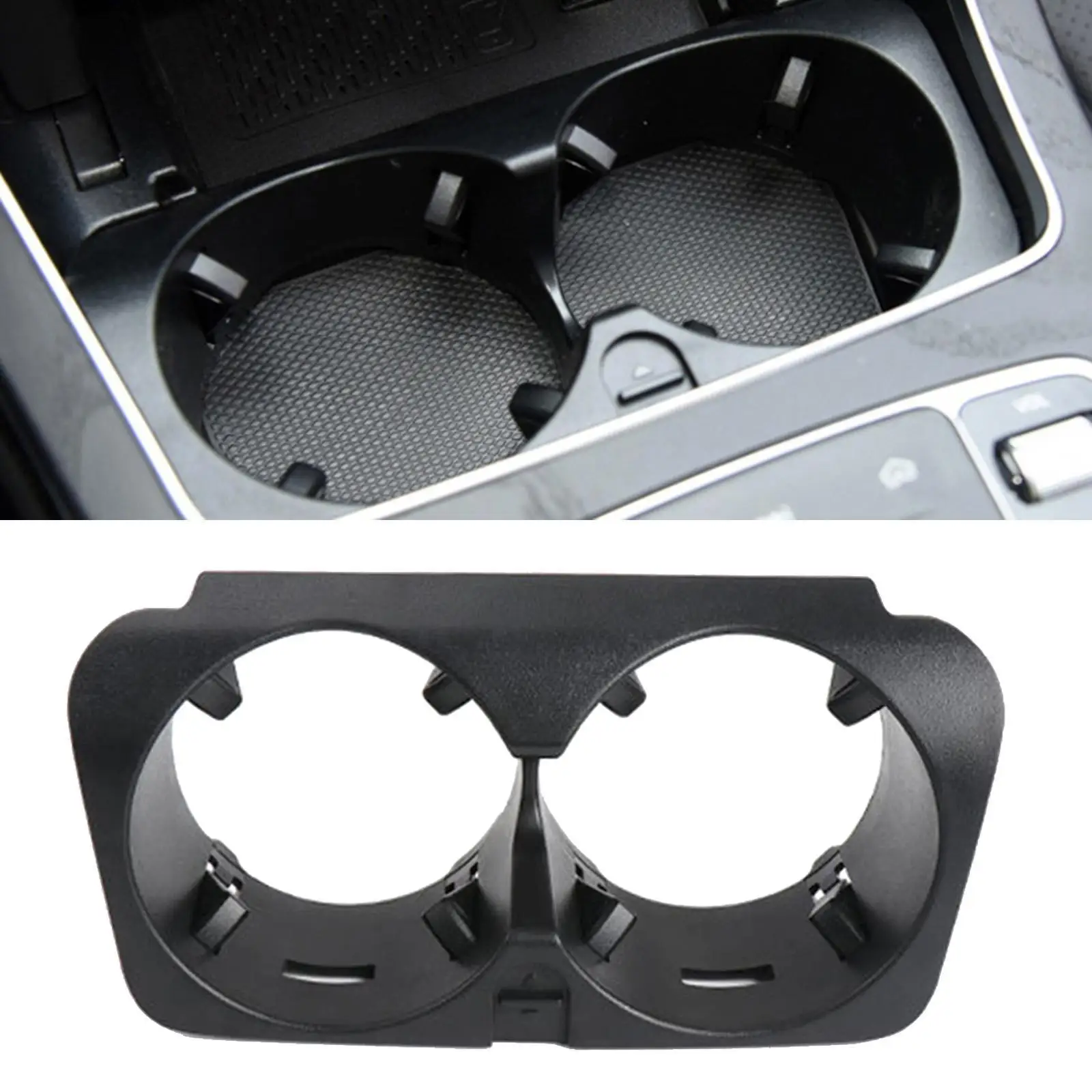 Автомобильный подстаканник для воды класса C GLC W213 W238 W253 W447 Черный