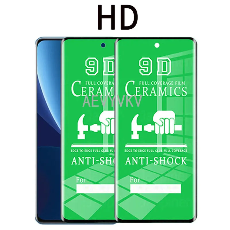 100Pcs Soft Ceramic Film Matte For Samsung S21 S23 Ultra S22 Plus S20 S10 S9 S8 Note 20 Full Cover Screen Protector Glass