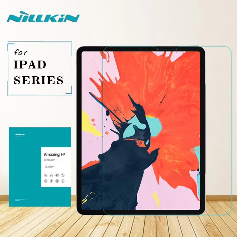 Защитное стекло из закаленного стекла Nillkin 9H+ для Apple iPad Pro Air 4 5 Mini 6 9 7 10 11 2 2019 2020 2021