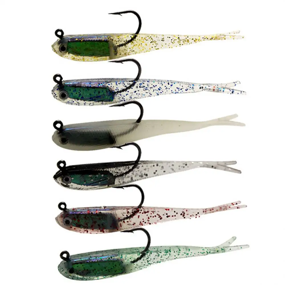 

Durable Bait Multicolor Unbreak Bionic Bait Pvc Luya Bait Small Grey Fish Fishing Supplies Lead Fish