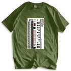 Модная брендовая мужская футболка свободного покроя Roland 909 барабанная машина 7 рубашек винтажный синтезатор Moog Korg Arp Mod хлопковая Футболка для мальчиков