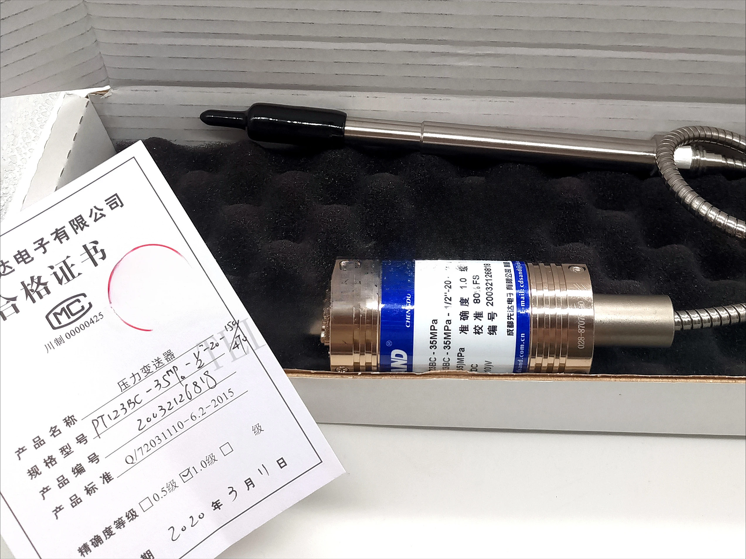 Новый датчик давления расплава Chengdu Xianda PT123BC-35MPA-1/2&quot-20-150/470-K