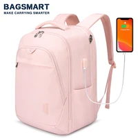 18 5%e2%80%99%e2%80%99 large backpacks for women college shool bag bagsmart notebook travel laptop backpack with usb charging port computer bag