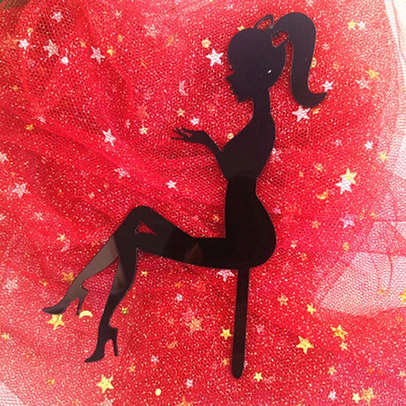 

High Heels Lady Cake Topper 18 Happy Birthday Cupcake Topper For Weddding Girls Birthday Party Cake Decorations