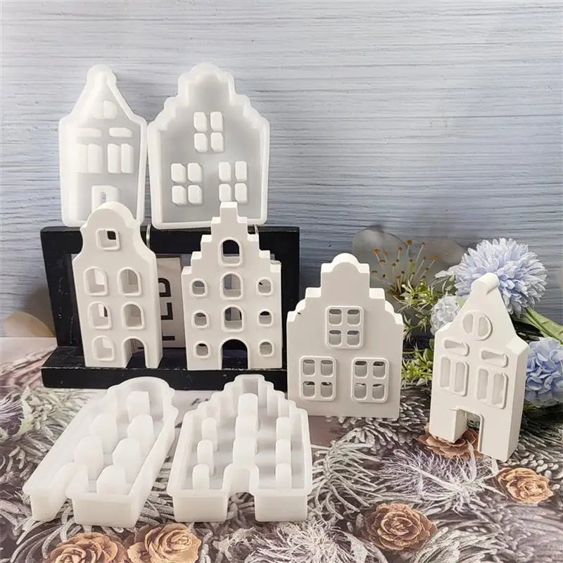 Силиконовая форма для украшения дома сделай сам 3D мини-форма свечей в виде