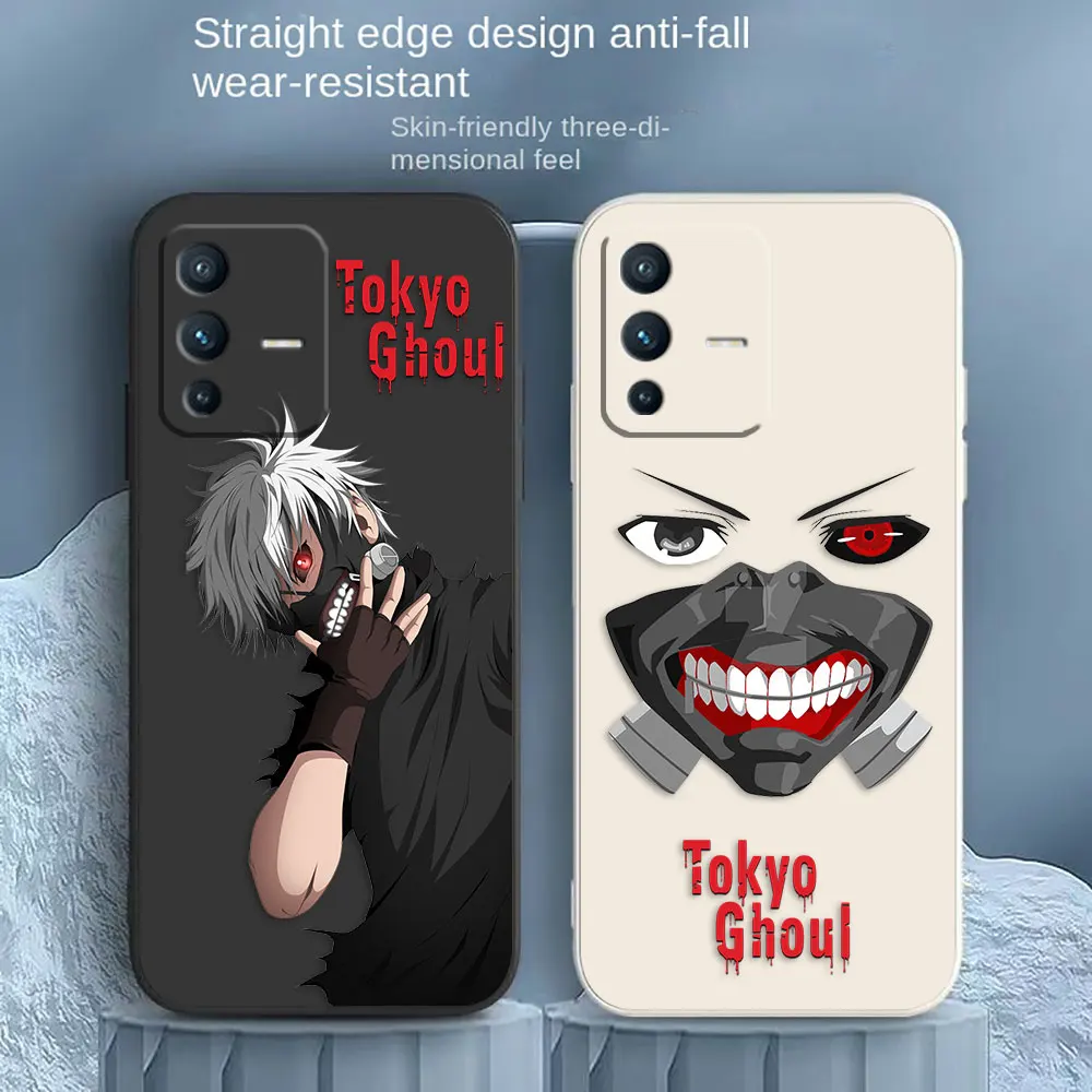 

Tokyo Ghoul Kaneki Phone Case For VIVO S1 S5 S6 S7 S9 S9E S10 S12 S15 S16 S16E T1 T2X V15 V20 V21 V23 PRO 5G Case Funda Shell